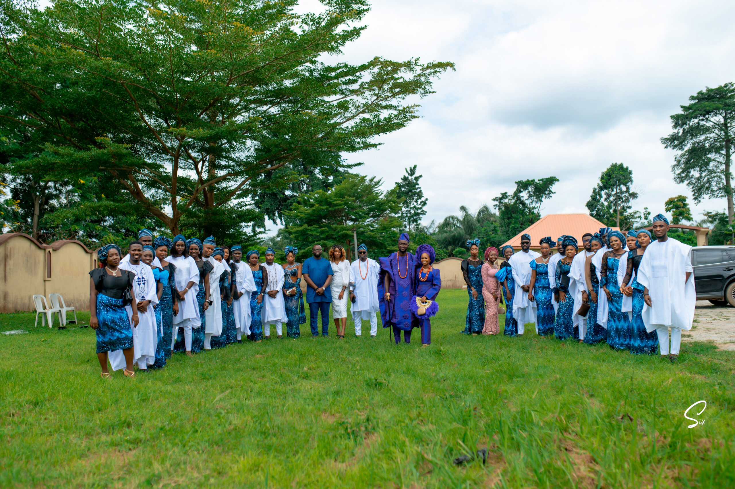 The couple and their friends