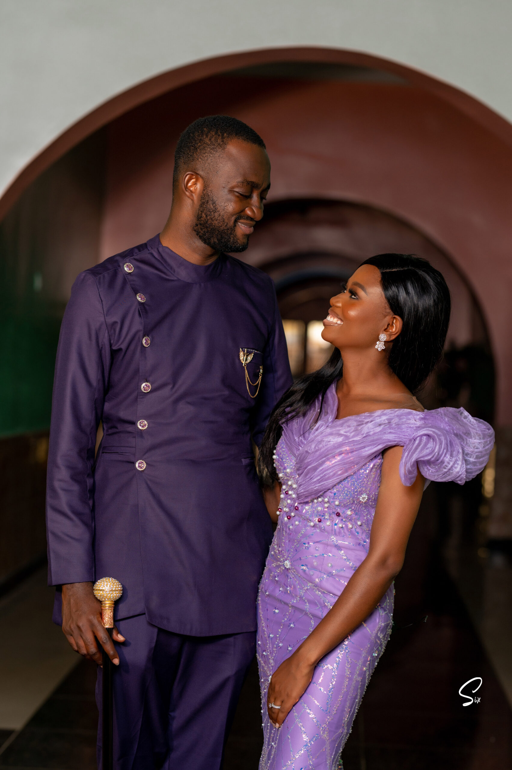 Esther and Dayo's Reception wear